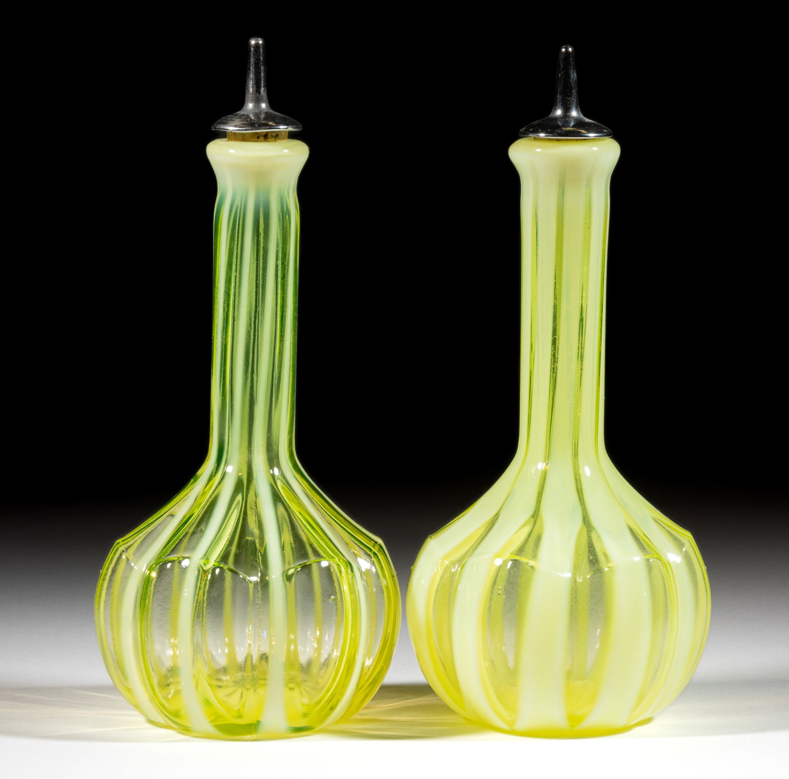 STRIPE PAIR OF BITTERS / BARBER'S BOTTLE (1 of 1)