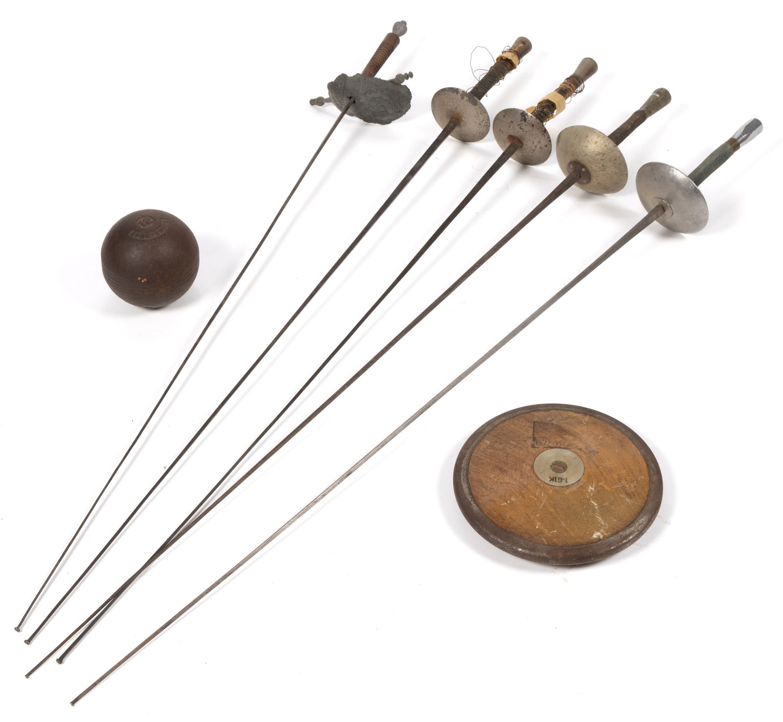 ASSORTED VINTAGE SPORTING ARTICLES, LOT OF SEVEN (1 of 1)