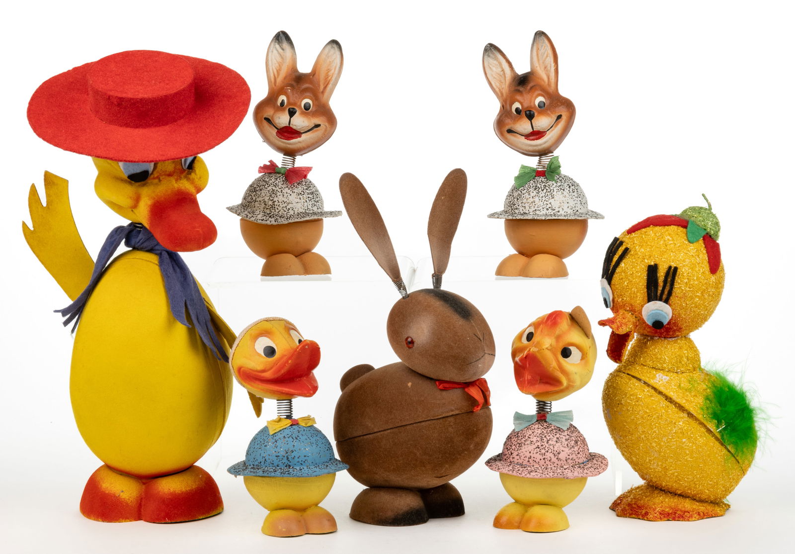 GERMAN EASTER CANDY CONTAINERS, LOT OF SEVEN (1 of 1)