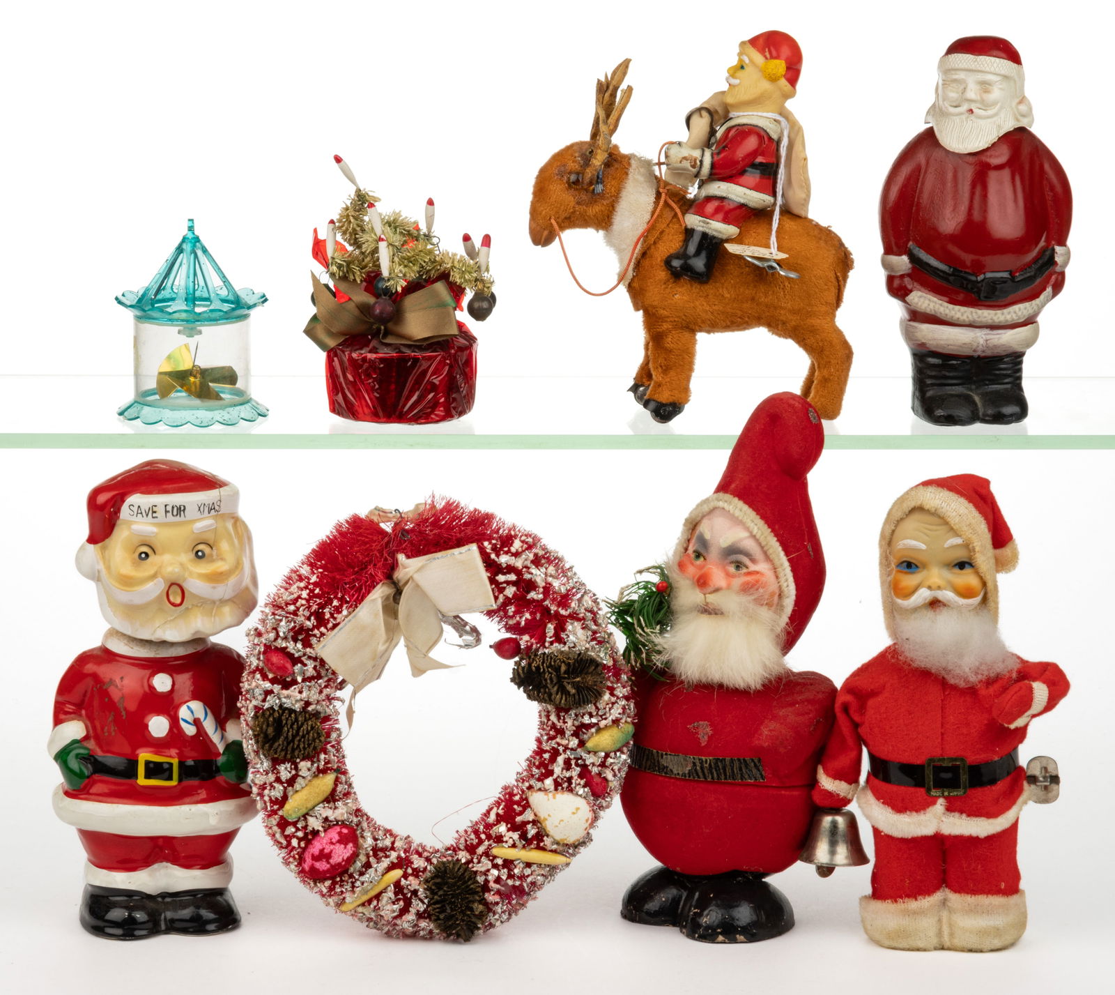 ASSORTED VINTAGE CHRISTMAS ARTICLES, LOT OF EIGHT (1 of 1)