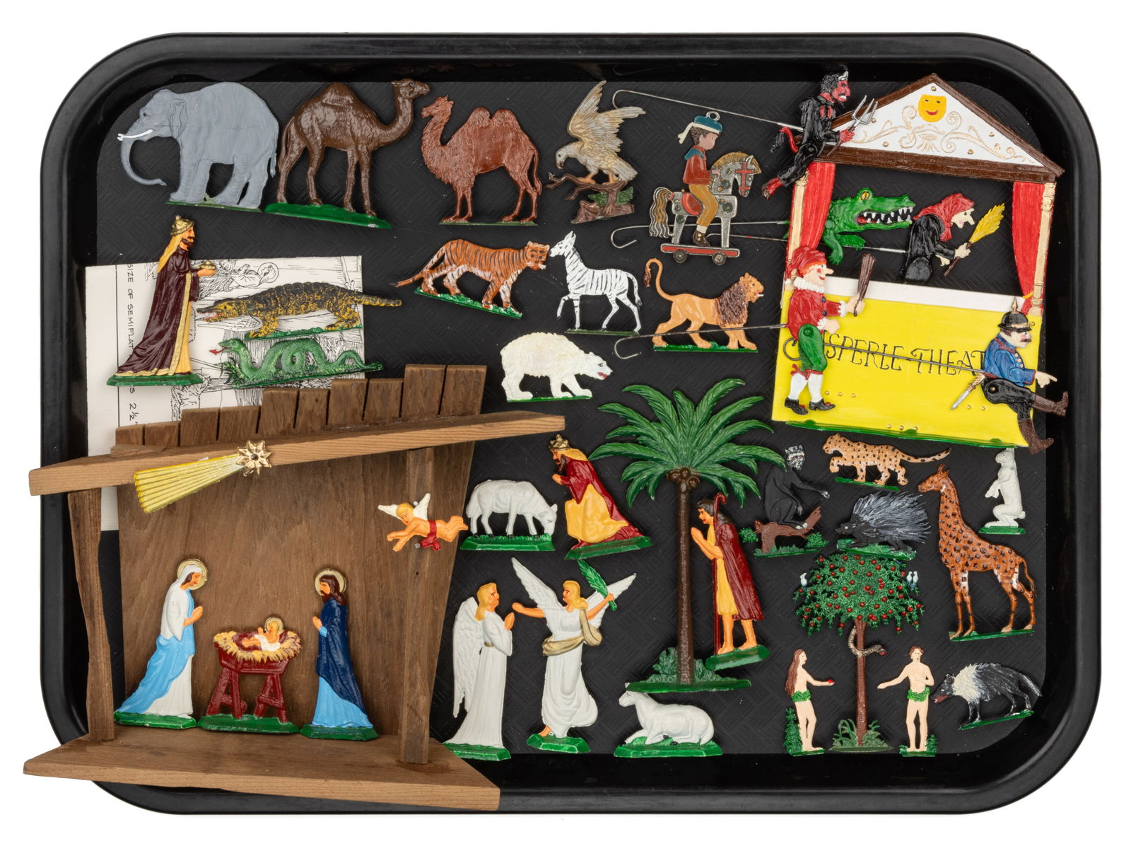 GERMAN-STYLE CONTEMPORARY FLAT LEAD FIGURES, UNCOUNTED LOT (1 of 1)