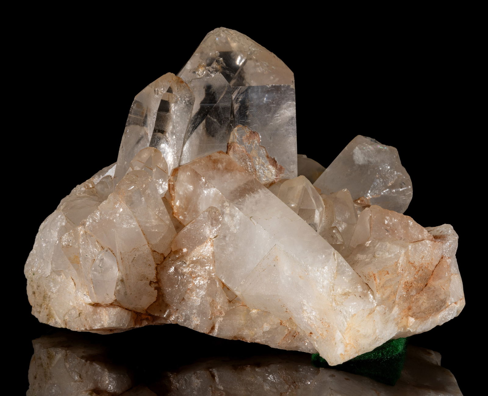 CLEAR QUARTZ / ROCK CRYSTAL CLUSTER MINERAL SPECIMEN (1 of 4)