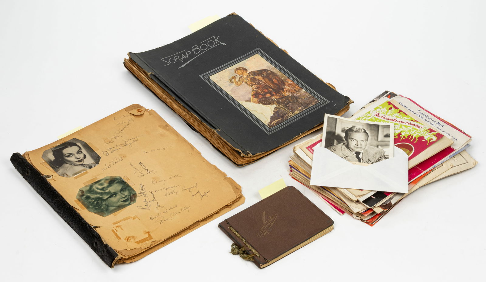 1930'S CELEBRITY / MUSICIAN AUTOGRAPHS, UNCOUNTED LOT (1 of 7)