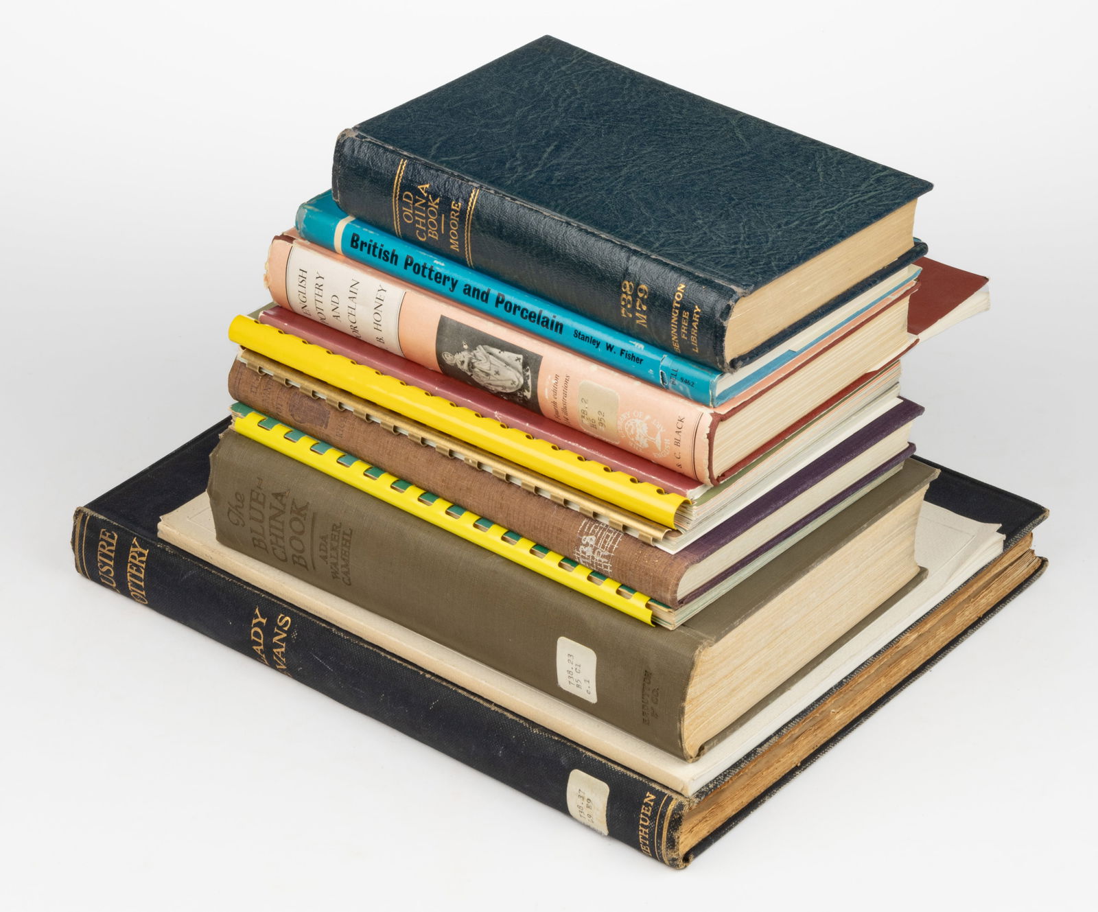 ANTIQUE CERAMICS REFERENCE VOLUMES, LOT OF 11 (1 of 1)