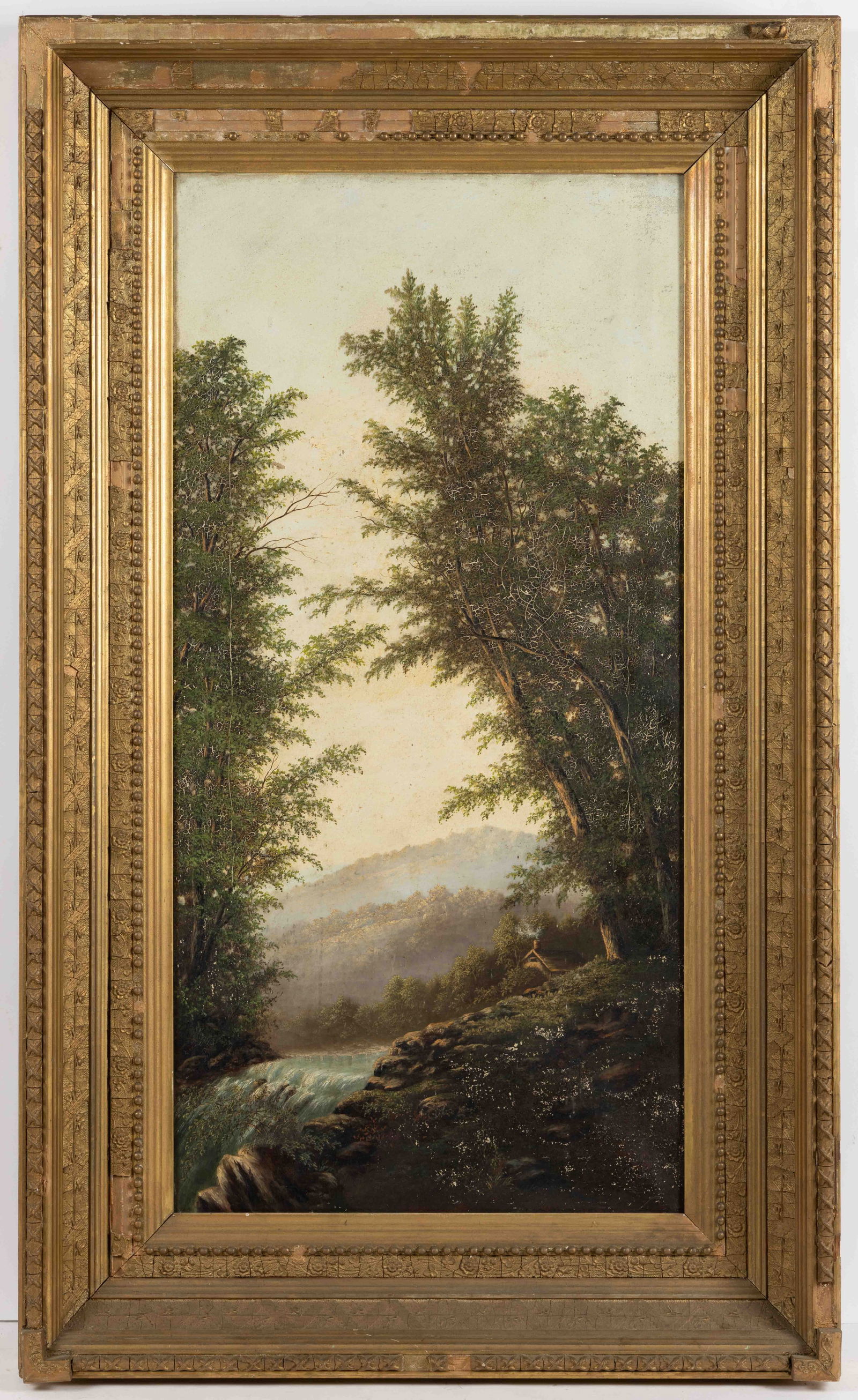 AMERICAN SCHOOL (19TH CENTURY) HUDSON RIVER LANDSCAPE PAINTING (1 of 6)