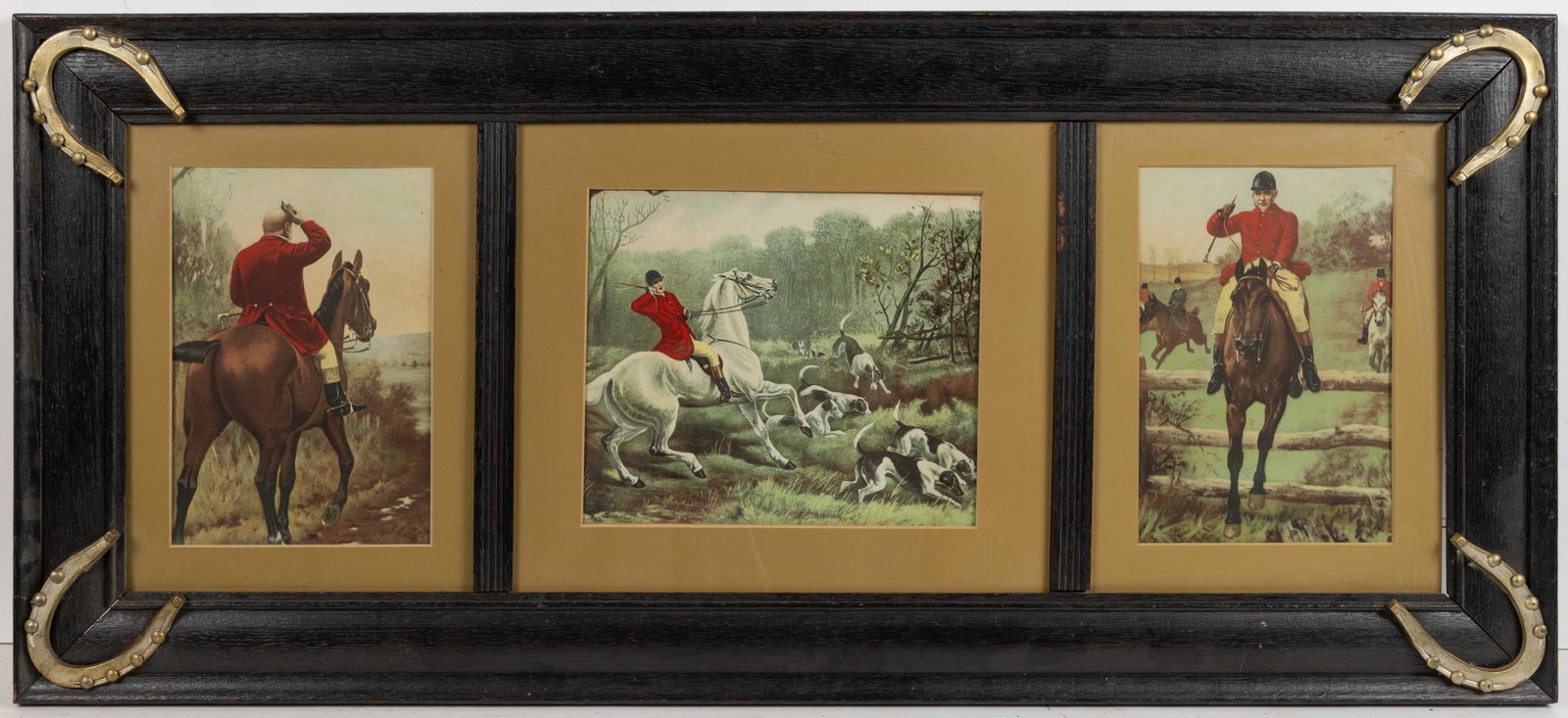 EQUESTRIAN / FOX HUNT TRIPTYCH PRINTS (1 of 3)