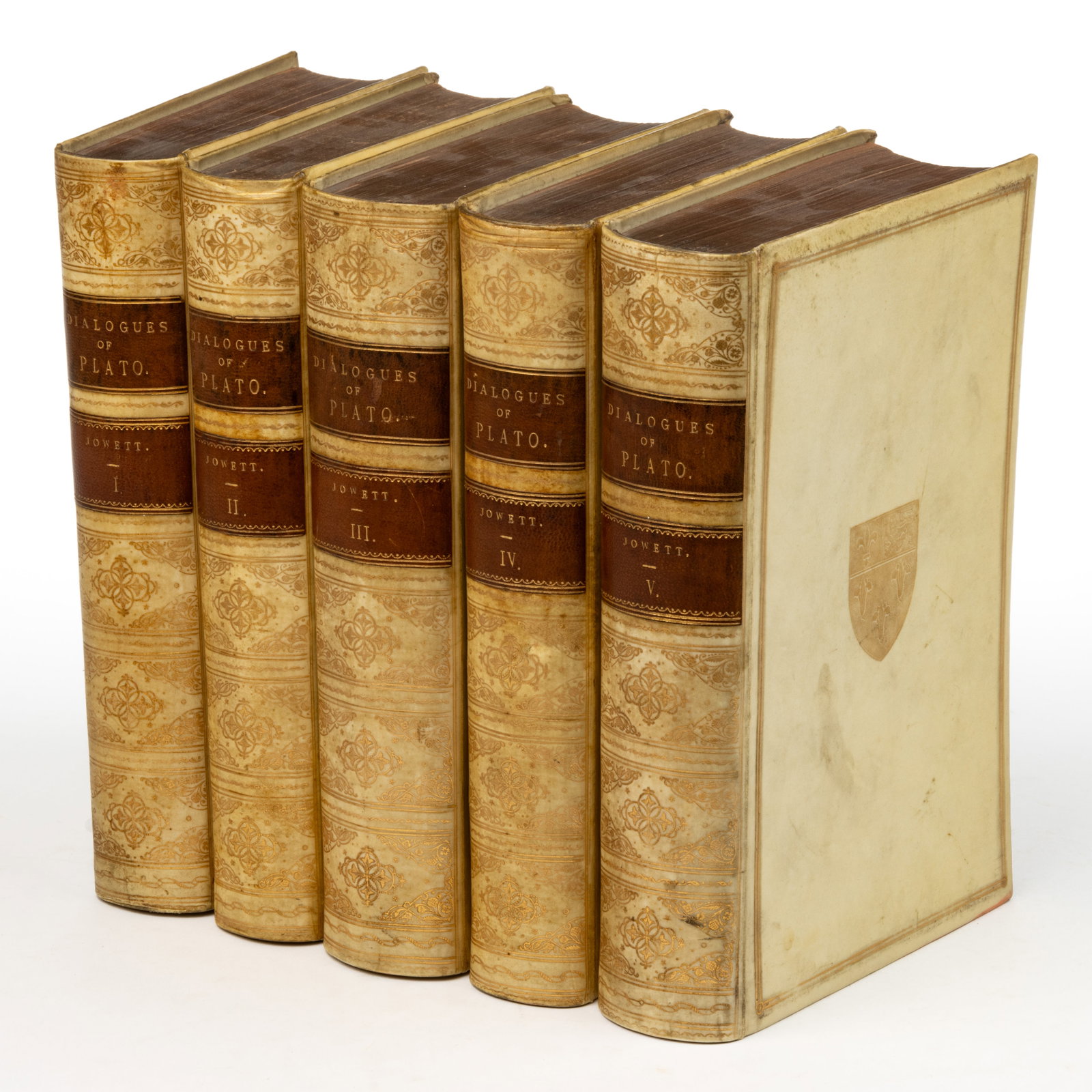 VELLUM FINE BINDINGS, FIVE-VOLUME SET (1 of 2)