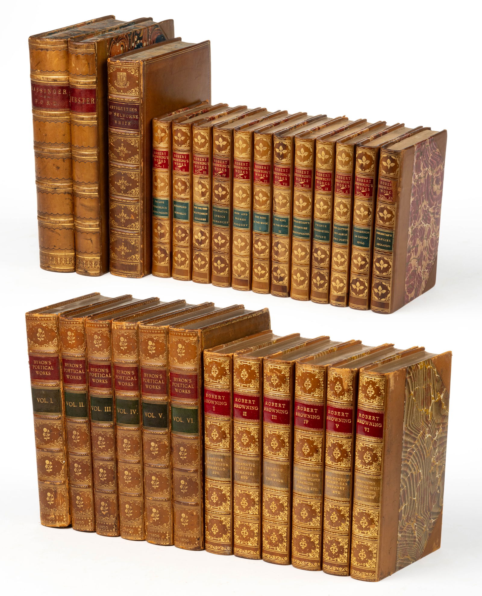 ANTIQUARIAN LITERARY AND OTHER FINE BINDINGS, LOT OF 27 (1 of 3)