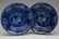 616: STAFFORDSHIRE TRANSFERWARE SOUP PLATES, LOT OF TWO