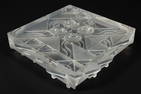 STEUBEN SHRINE CAST CRYSTAL ART GLASS SCULPTURE