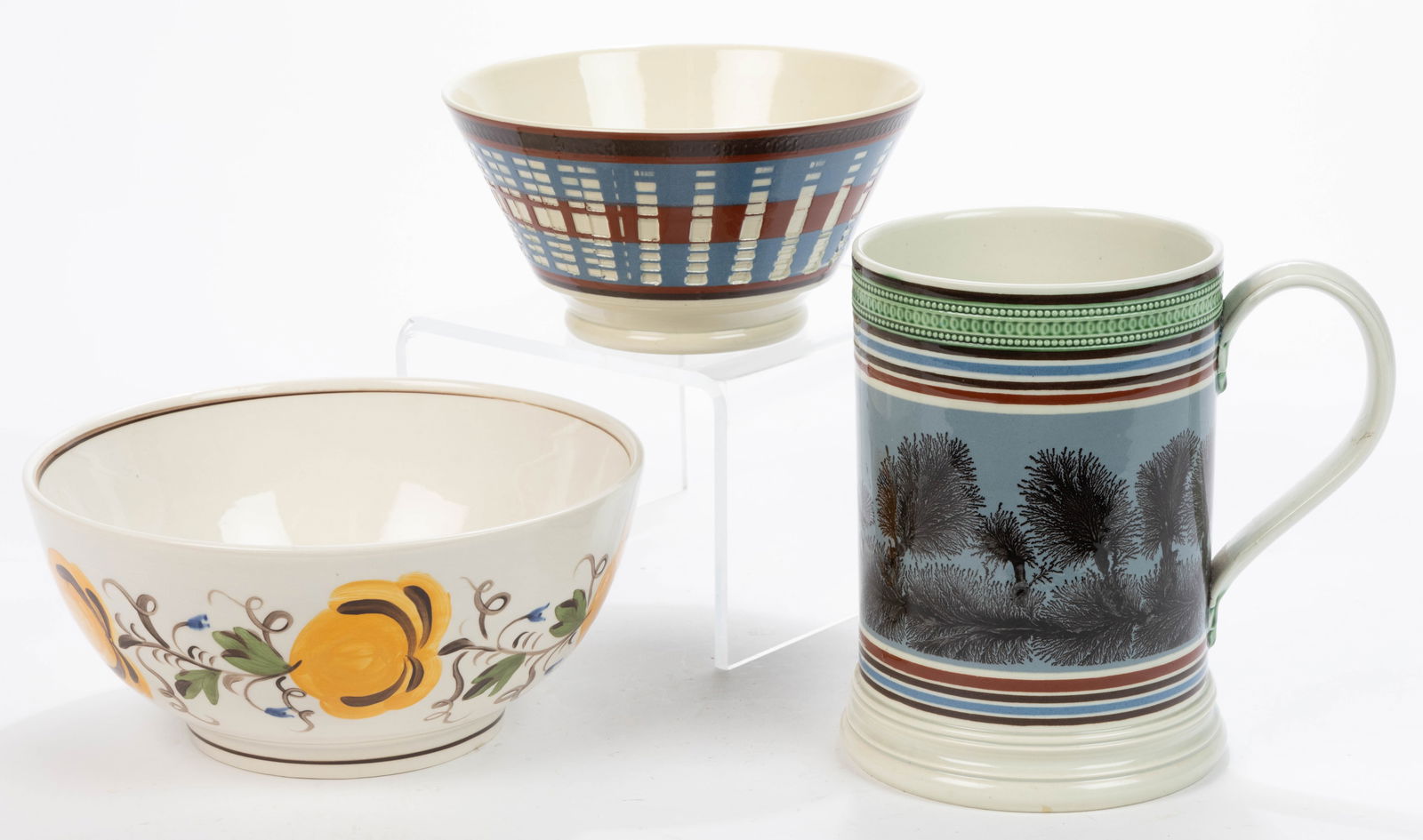 DON CARPENTIER (1951-2014) AND OTHERS REPRODUCTION CERAMIC ARTICLES, LOT OF THREE (1 of 3)