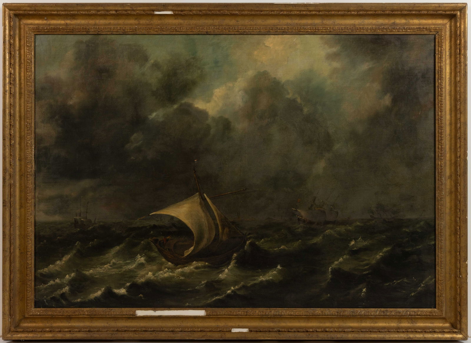 CONTINENTAL SCHOOL (19TH CENTURY) NAUTICAL SCENE (1 of 5)