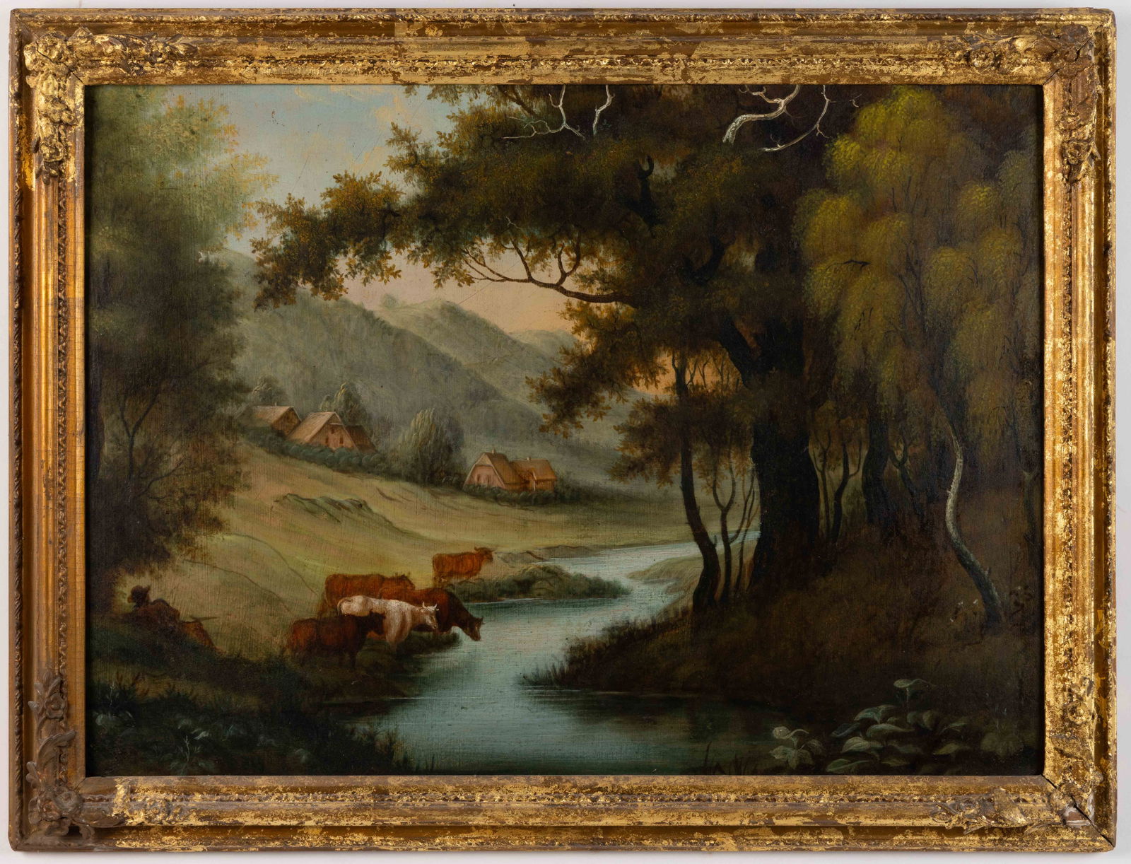 BRITISH OR CONTINENTAL SCHOOL (19TH CENTURY) PASTORAL SCENE (1 of 5)
