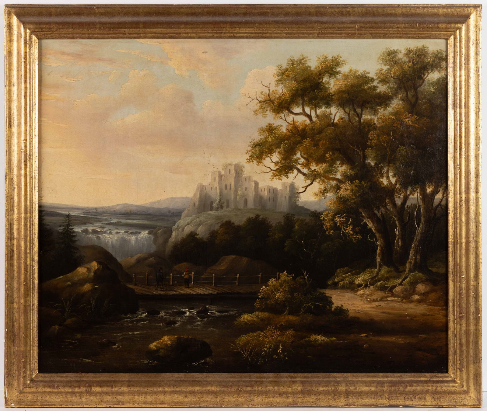 CONTINENTAL SCHOOL (19TH CENTURY) LANDSCAPE PAINTING (1 of 7)