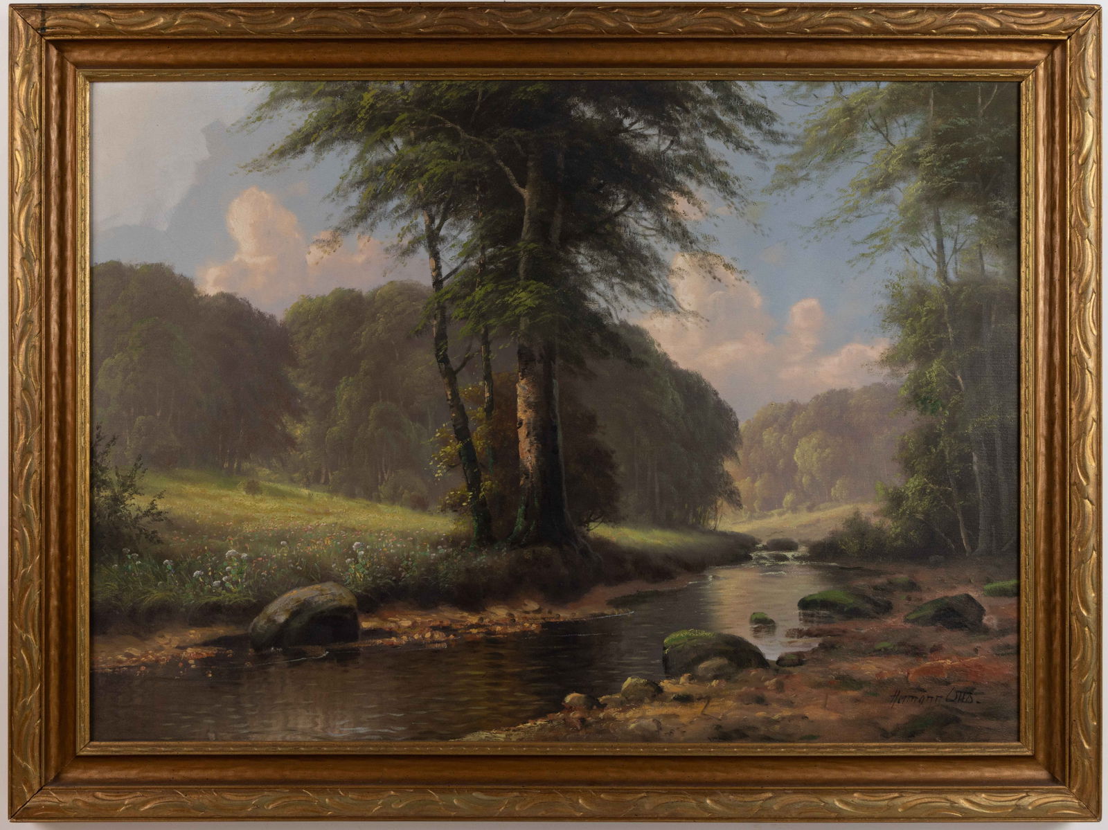 HERMANN OTTO (GERMAN, 20TH CENTURY) LANDSCAPE PAINTING (1 of 6)