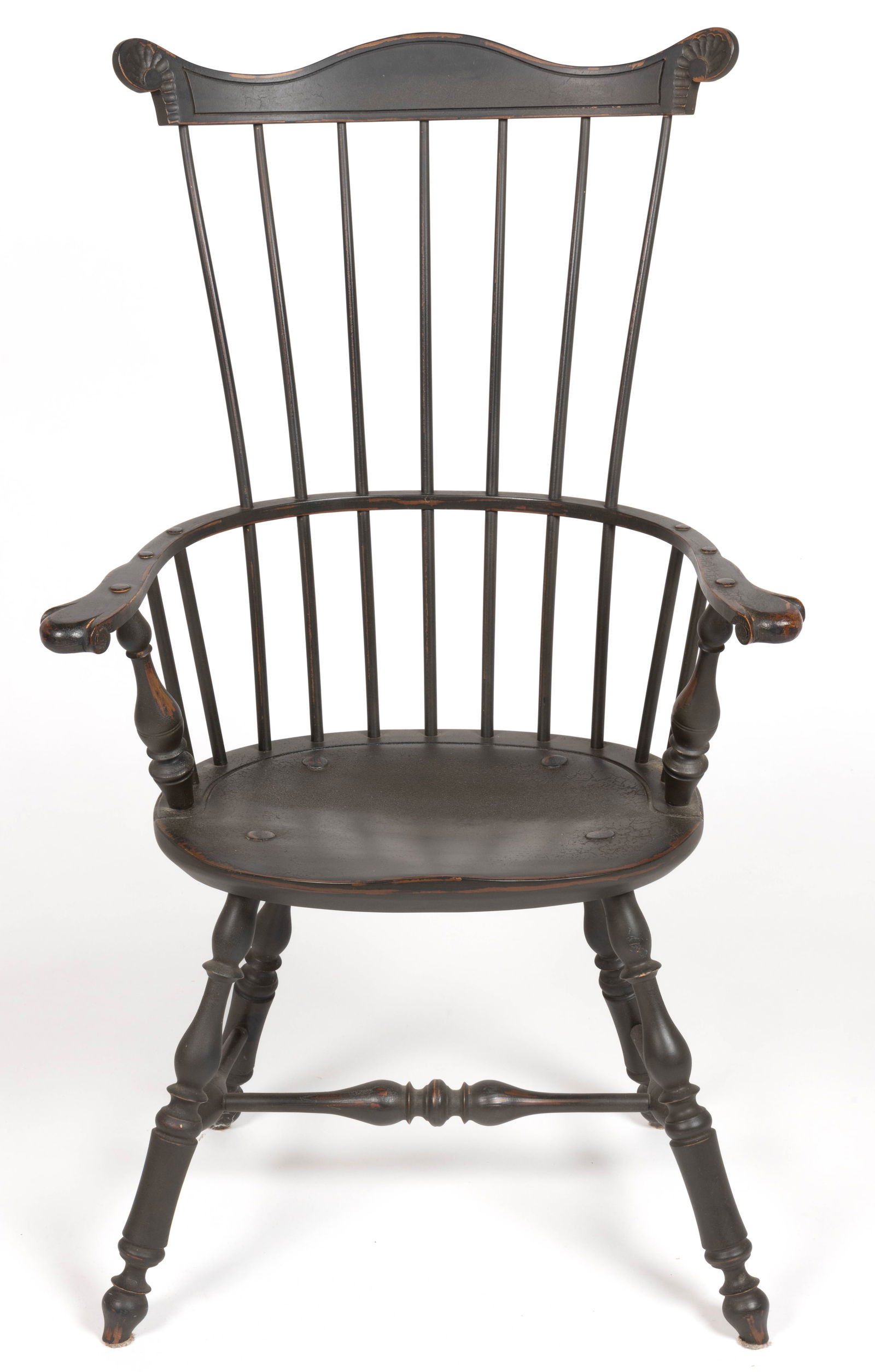 MARTIN'S CHAIR, NEW HOLLAND, PA REPRODUCTION WINDSOR COMB-BACK ARMCHAIR (1 of 3)