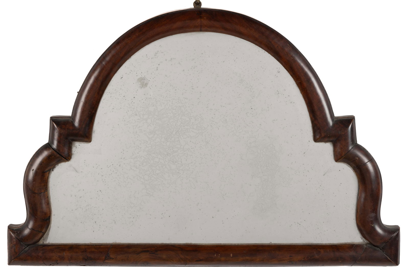 BRITISH OR CONTINENTAL BURL WALL MIRROR (1 of 2)