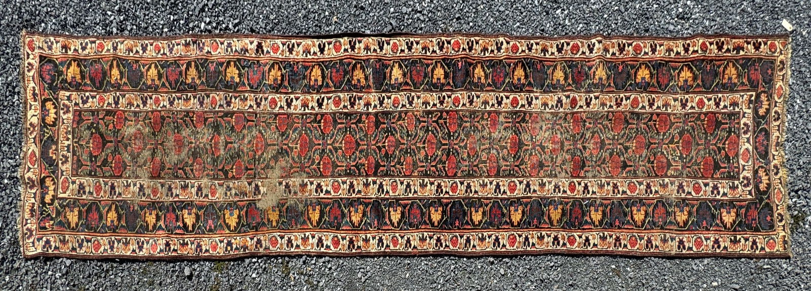 SEMI-ANTIQUE PERSIAN ORIENTAL RUNNER (1 of 6)