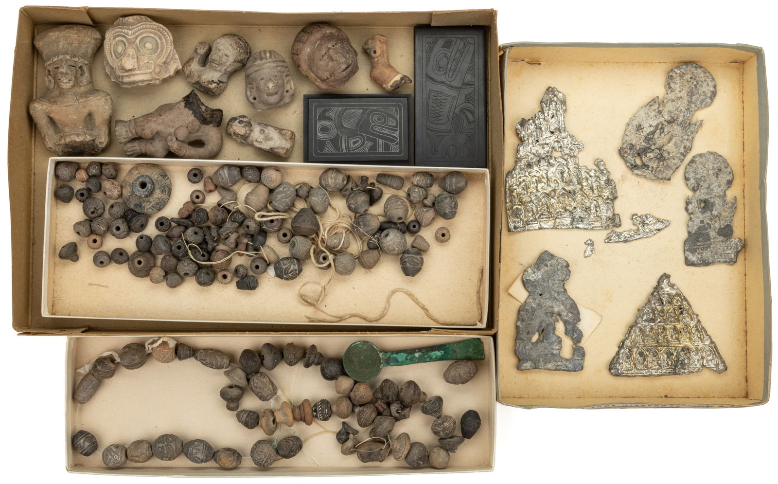 ASSORTED SOUTH AMERICAN AND BUDDHIST ARTICLES, UNCOUNTED LOT (1 of 4)