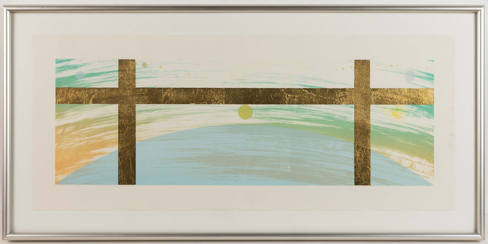 BILLY AL BENGSTON (AMERICAN, 1934-2022) ABSTRACT LITHOGRAPH (1 of 3)