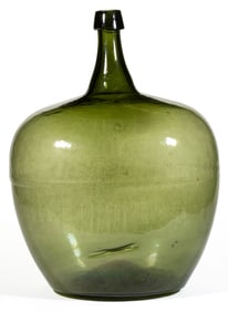 BLOWN-MOLDED KIDNEY-FORM DEMIJOHN / UTILITY BOTTLE