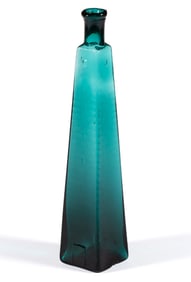 BLOWN-MOLDED FIGURAL BUNKER HILL MONUMENT COLOGNE BOTTLE