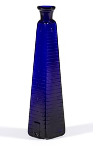 BLOWN-MOLDED FIGURAL BUNKER HILL MONUMENT COLOGNE BOTTLE