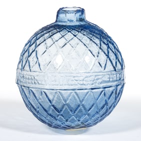 E. JONES GUNMAKER EMBOSSED GLASS TARGET BALL