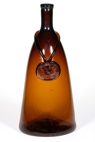 L.M.& CO., NEW YORK, OVERSIZED APPLIED SEAL WHISKEY BOTTLE