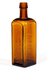 EXTREMELY RARE HAVIS IRON BITTERS, WILLIAMSBURG, KENTUCKY BITTERS BOTTLE