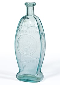 HART'S STAR BITTERS, PHILADELPHIA, PENNSYLVANIA EMBOSSED BOTTLE