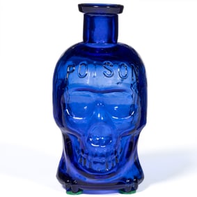 SKULL FIGURAL KU-10 POISON BOTTLE
