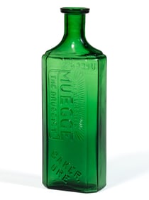 BAKER, OREGON EMBOSSED 12OZ MEDICINE / PHARMACY BOTTLE