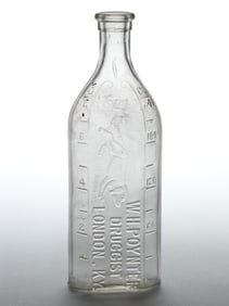 LONDON, KENTUCKY EMBOSSED PICTORIAL MEDICINE / PHARMACY BOTTLE