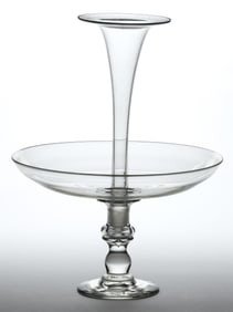 FREE-BLOWN GLASS EPERGNE