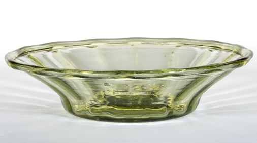 OHIO PATTERN-MOLDED GLASS SMALL BOWL / PAN