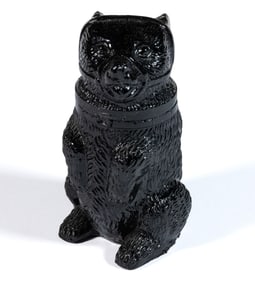 PRESSED MUZZLED BEAR SMALL-SIZE JAR