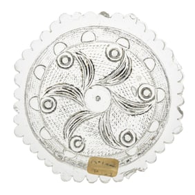 LEE/ROSE NO. 122-B PRESSED CUP PLATE