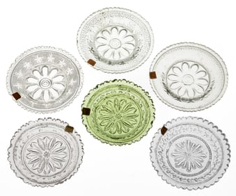 LEE/ROSE NO. 279 - 300 PRESSED CUP PLATES, LOT OF 11