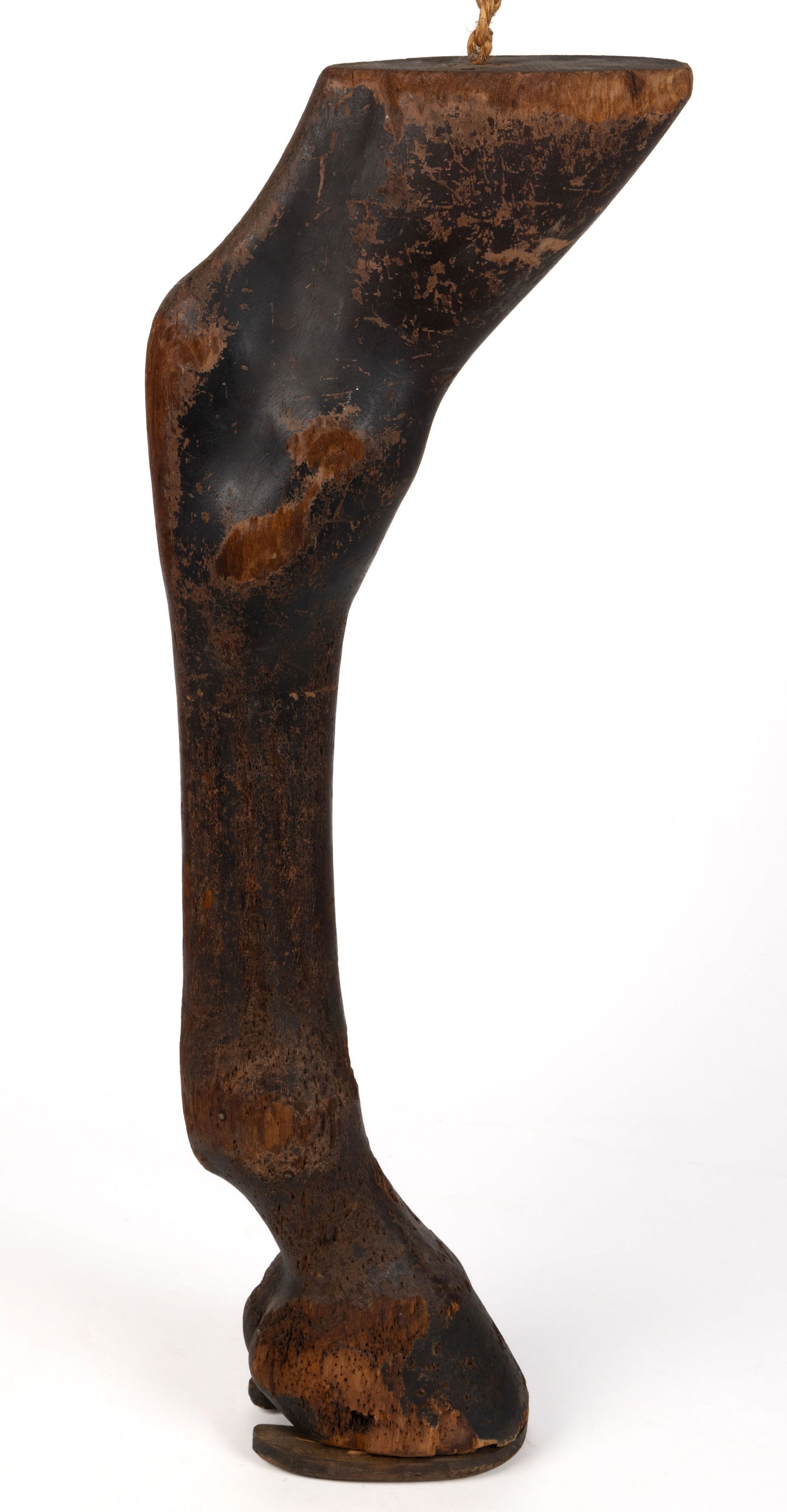 AMERICAN FOLK ART CARVED AND PAINTED FARRIER'S TRADE SIGN (1 of 4)