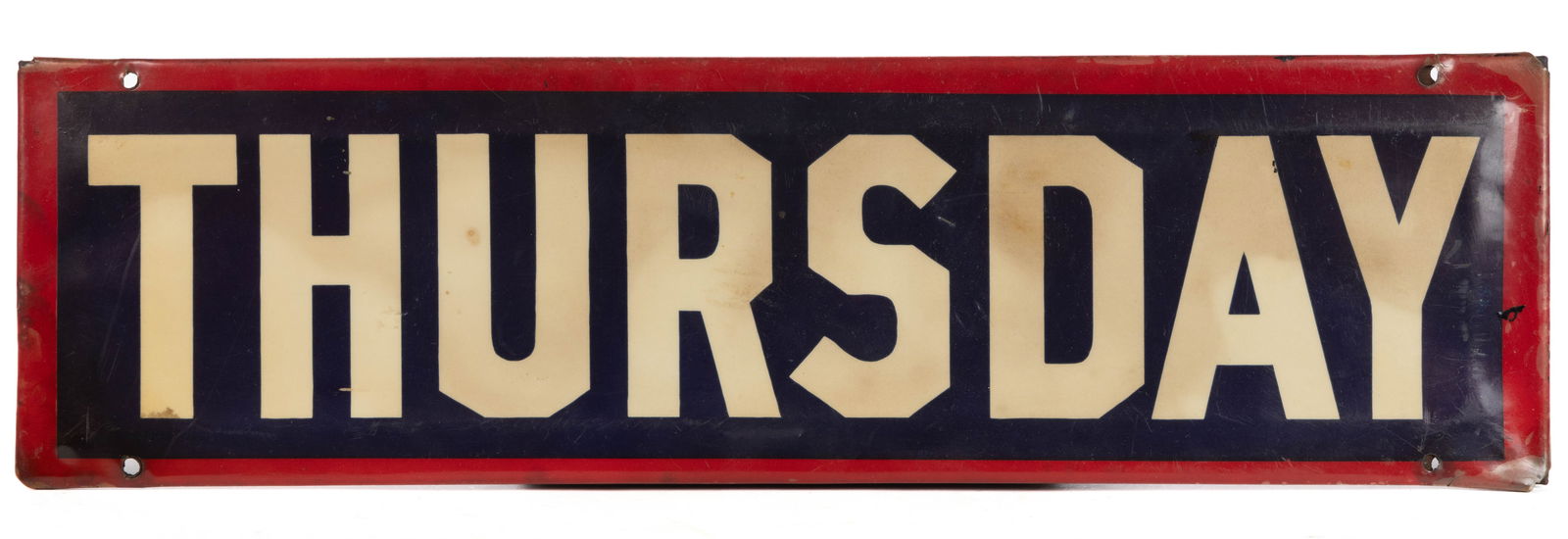 AMERICAN FOLK ART TIN TRADE SIGN (1 of 2)