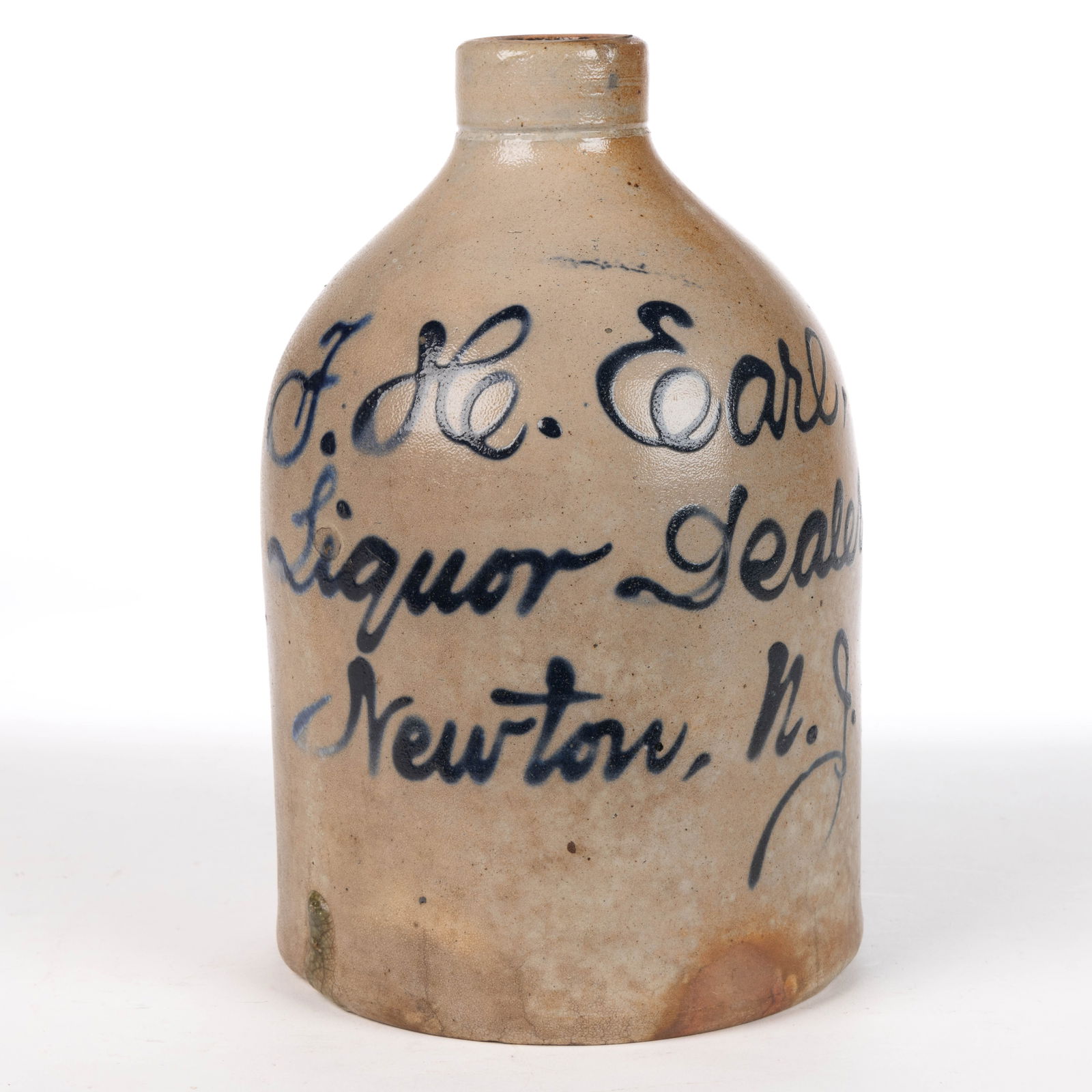 NEW JERSEY MERCHANT'S STONEWARE JUG (1 of 5)