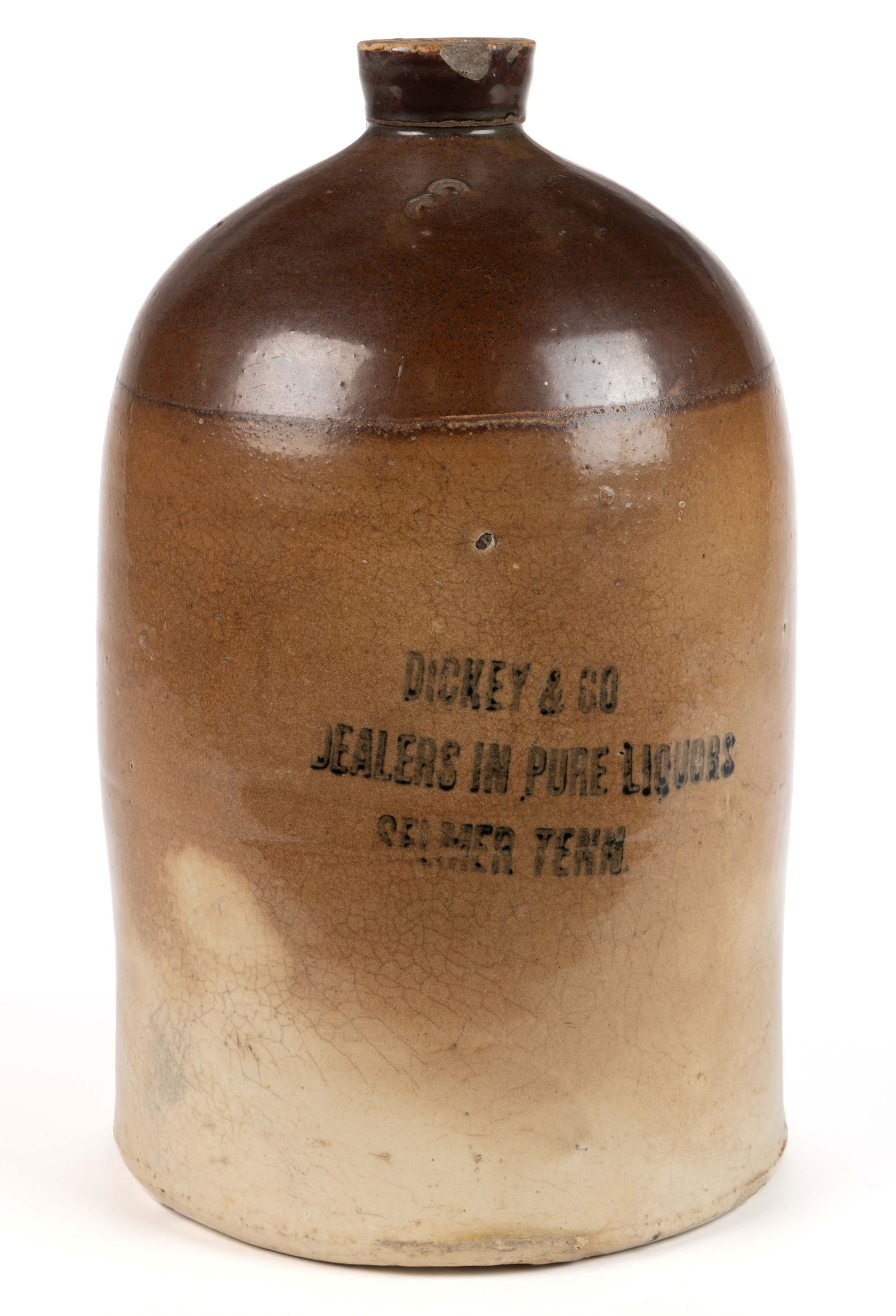 SELMER, TENNESSEE MERCHANT'S STONEWARE ADVERTISING JUG (1 of 5)
