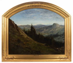 FINE AND RARE WILLIAM KEITH (SCOTTISH-AMERICAN, 1838-1911) YOSEMITE LANDSCAPE