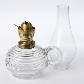 E. F. JONES NO. 0 LIP BURNER AND CHIMNEY SETUP