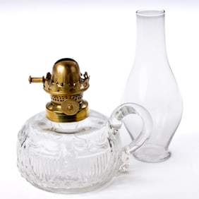 SHIELD AND STAR KEROSENE FINGER LAMP