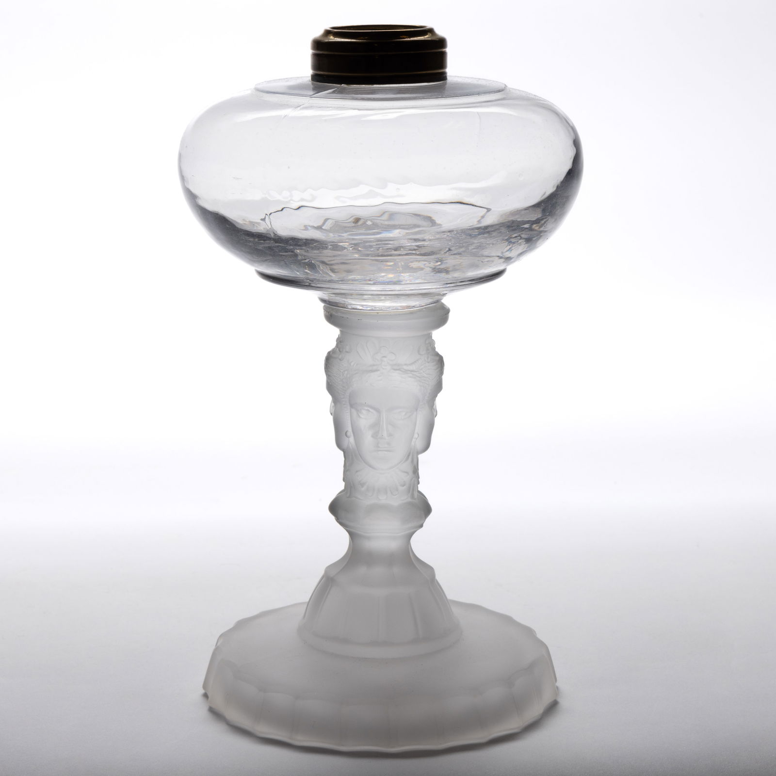 THREE FACE / DUNCAN NO. 400 (COURTER'S) NO. 5 KEROSENE STAND LAMP (1 of 1)