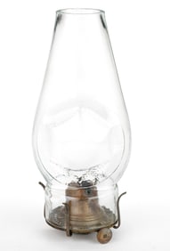 R & H MOLD-BLOWN STAR NO. 1 SLIP CHIMNEY SETUP