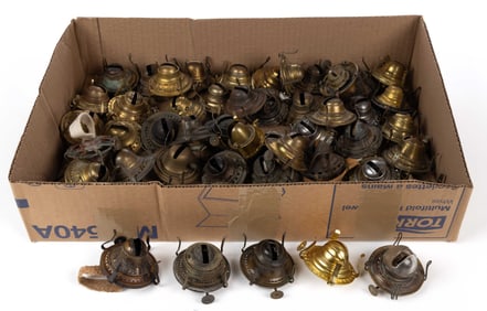 ASSORTED MANUFACTURERS NO. 1 KEROSENE SLIP BURNERS, UNCOUNTED LOT