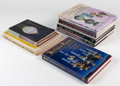 KEROSENE AND ELECTRIC LIGHTING REFERENCE VOLUMES, LOT OF 14